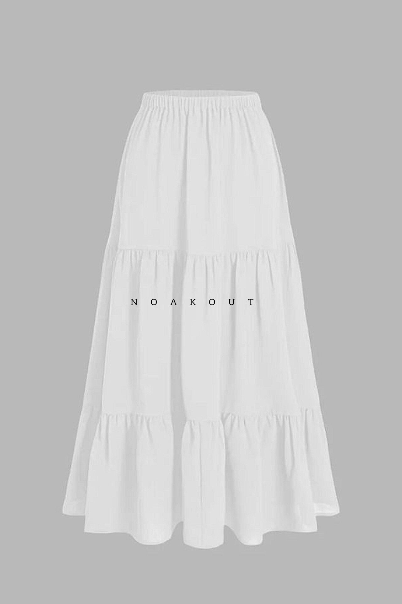 {  COTTON FRILL SKIRT }