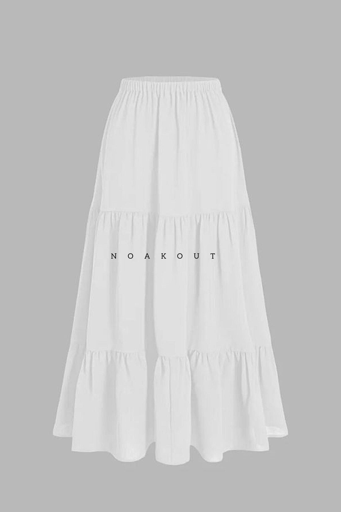 {  COTTON FRILL SKIRT }